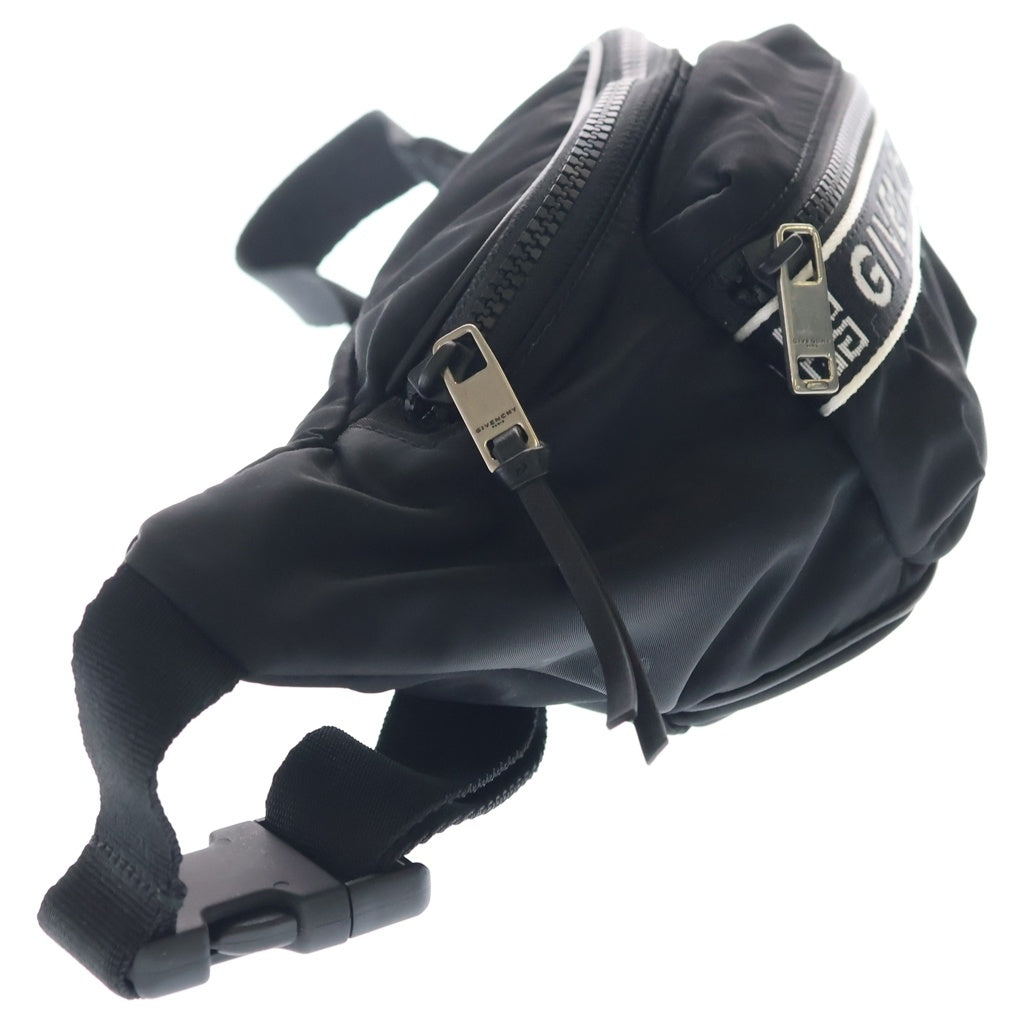 GIVENCHY(ジバンシィ) LIGHT 3-BUM BAG ロゴテープ バムバッグ ボディバッグ ウエストバッグ ブラック BK504SK0B5 レディース