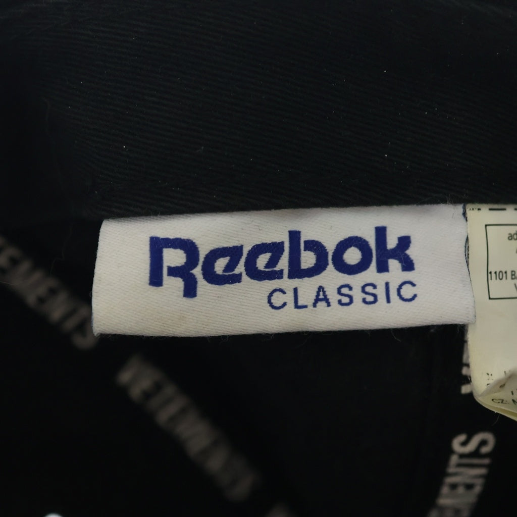 VETEMENTS(ヴェトモン) 19AW ×Reebok Anarchy Cap リーボック アナーキー ロゴ刺繍 ベースボールキャップ 帽子 ブラック