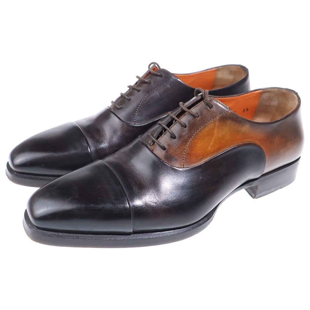 Santoni(サントーニ) ストレートチップ レザー ビジネスシューズ ドレスシューズ ブラウン 15143