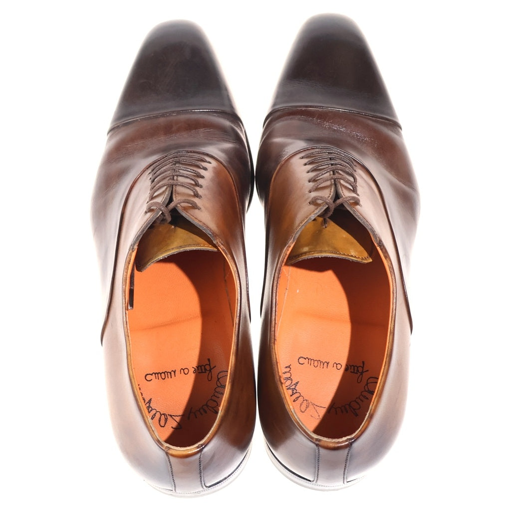 中古】サントーニ Santoni ストレートチップ ドレスシューズ ブラック