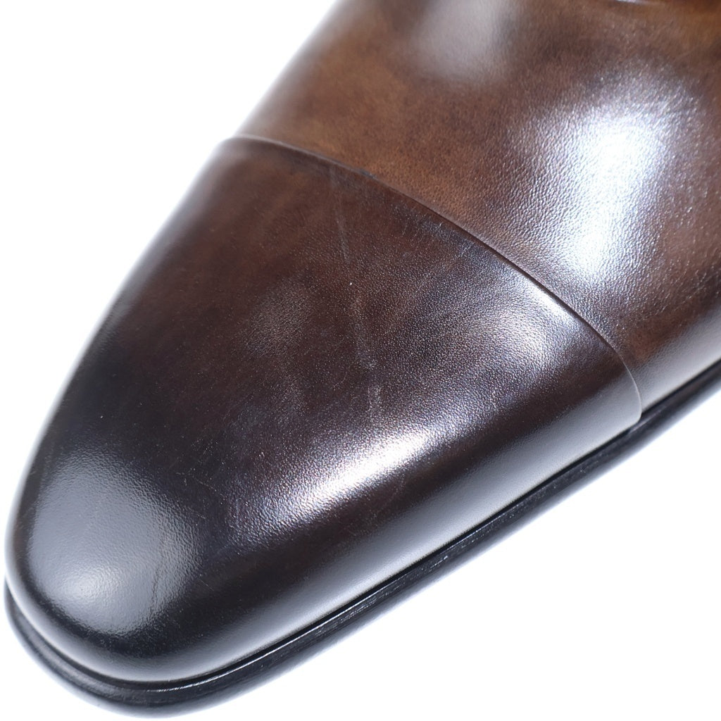 Santoni(サントーニ) ストレートチップ レザー ビジネスシューズ ドレスシューズ ブラウン 6365