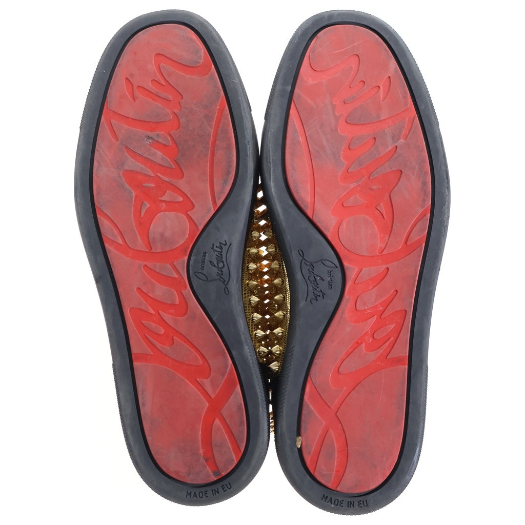 CHRISTIAN LOUBOUTIN(クリスチャンルブタン) ノーリミット スタッズ ハイカットスニーカー ゴールド/ブラック