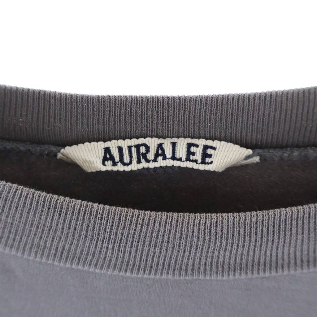 AURALEE(オーラリー) 21AW ELASTIC HIGH GAUGE SWEAT P/O エラスティックハイゲージ スウェット トレーナー カーキ A21AP01NU