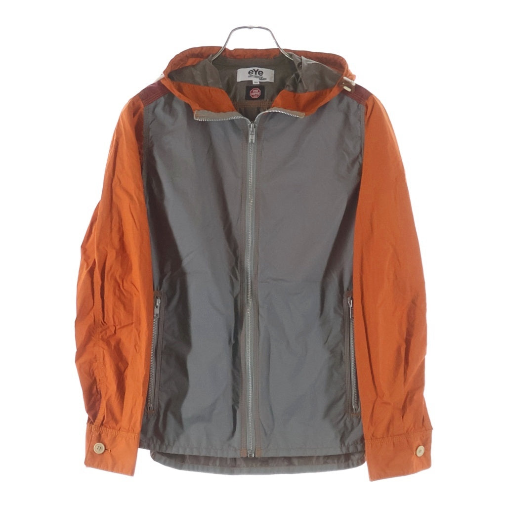 eYe COMME des GARCONS JUNYA WATANABE MAN(アイ コム デ ギャルソン ジュンヤ ワタナベ マン) WINDSTOPPER ウィンドストッパー ナイロン マウンテンパーカー ジャケット グレー/オレンジ WE-J909 AD2009