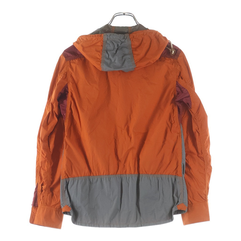 eYe COMME des GARCONS JUNYA WATANABE MAN(アイ コム デ ギャルソン ジュンヤ ワタナベ マン) WINDSTOPPER ウィンドストッパー ナイロン マウンテンパーカー ジャケット グレー/オレンジ WE-J909 AD2009