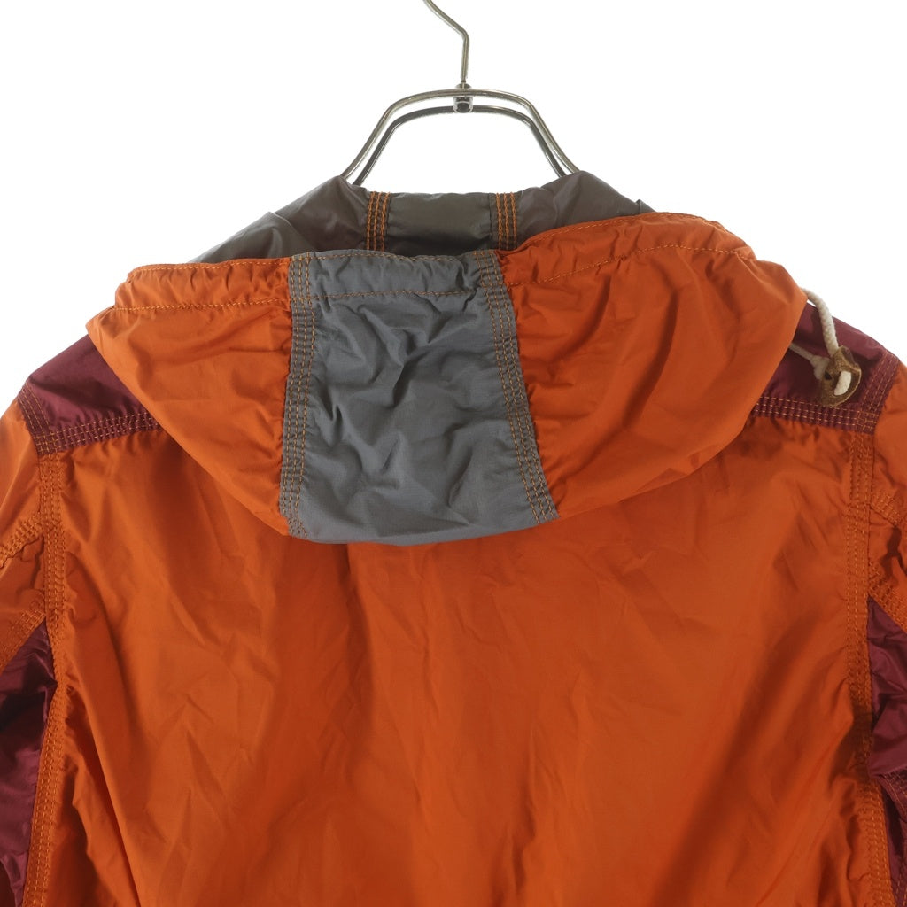 eYe COMME des GARCONS JUNYA WATANABE MAN(アイ コム デ ギャルソン ジュンヤ ワタナベ マン) WINDSTOPPER ウィンドストッパー ナイロン マウンテンパーカー ジャケット グレー/オレンジ WE-J909 AD2009