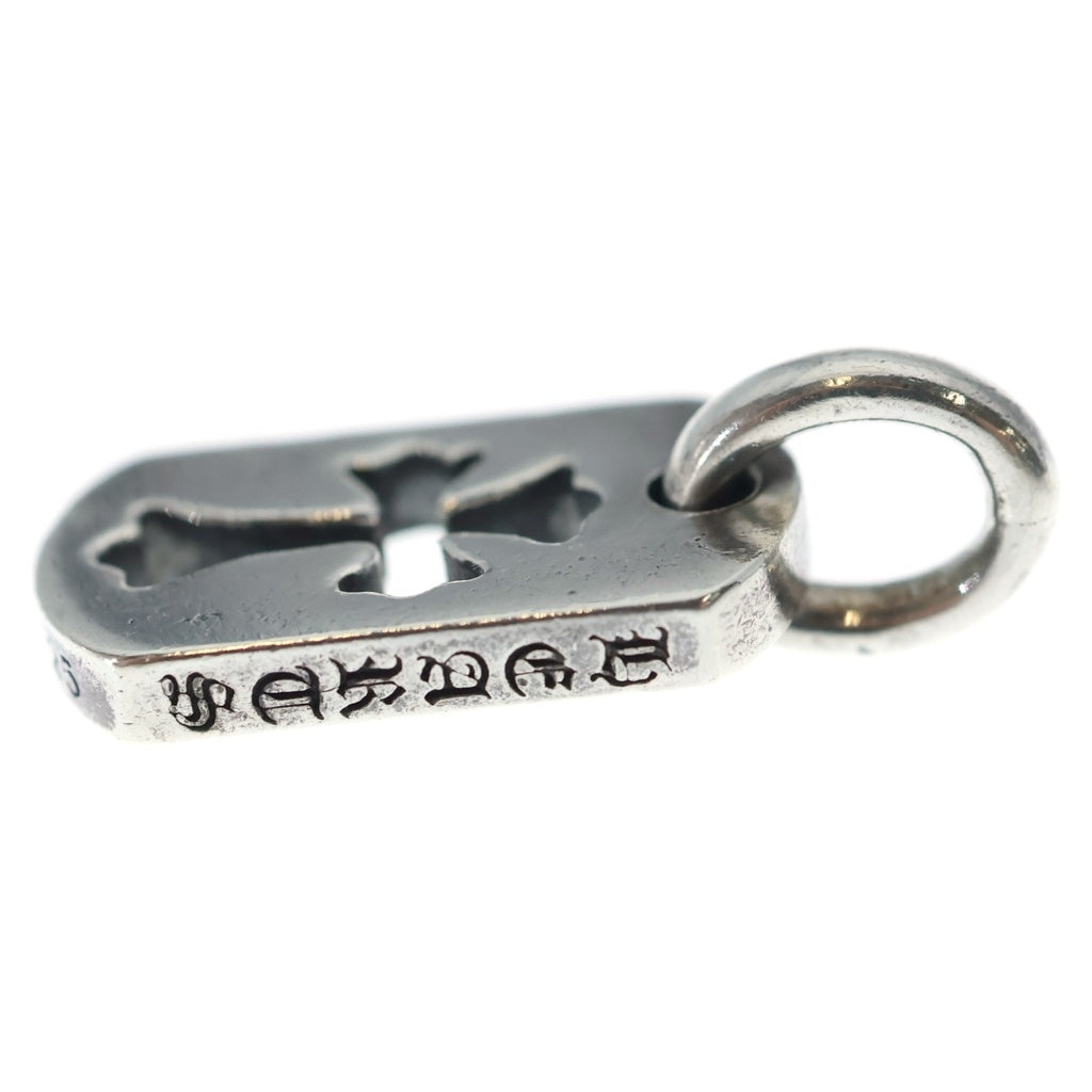 CHROME HEARTS(クロムハーツ) DT TNY CO CRS タイニーカットアウトクロスドッグタグ チャーム ペンダントトップ シルバー BCA252