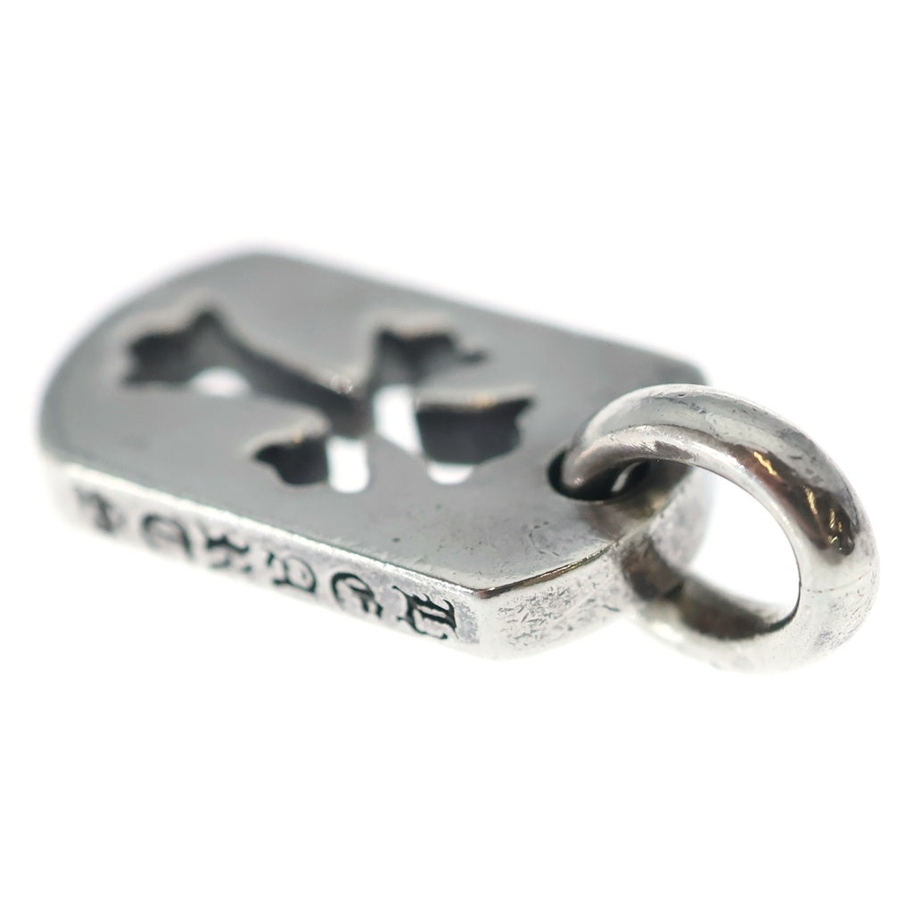 CHROME HEARTS(クロムハーツ) DT TNY CO CRS タイニーカットアウトクロスドッグタグ チャーム ペンダントトップ シルバー BCA252