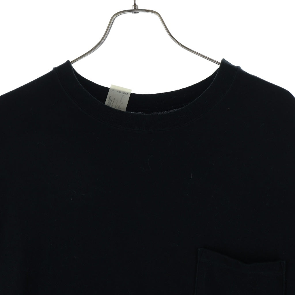 N.HOOLYWOOD(エヌハリウッド) 24AW COMPILE LINE Garment Dyed Over Size Tee オーバーサイズ 半袖Tシャツ コンパイルライン ブラック