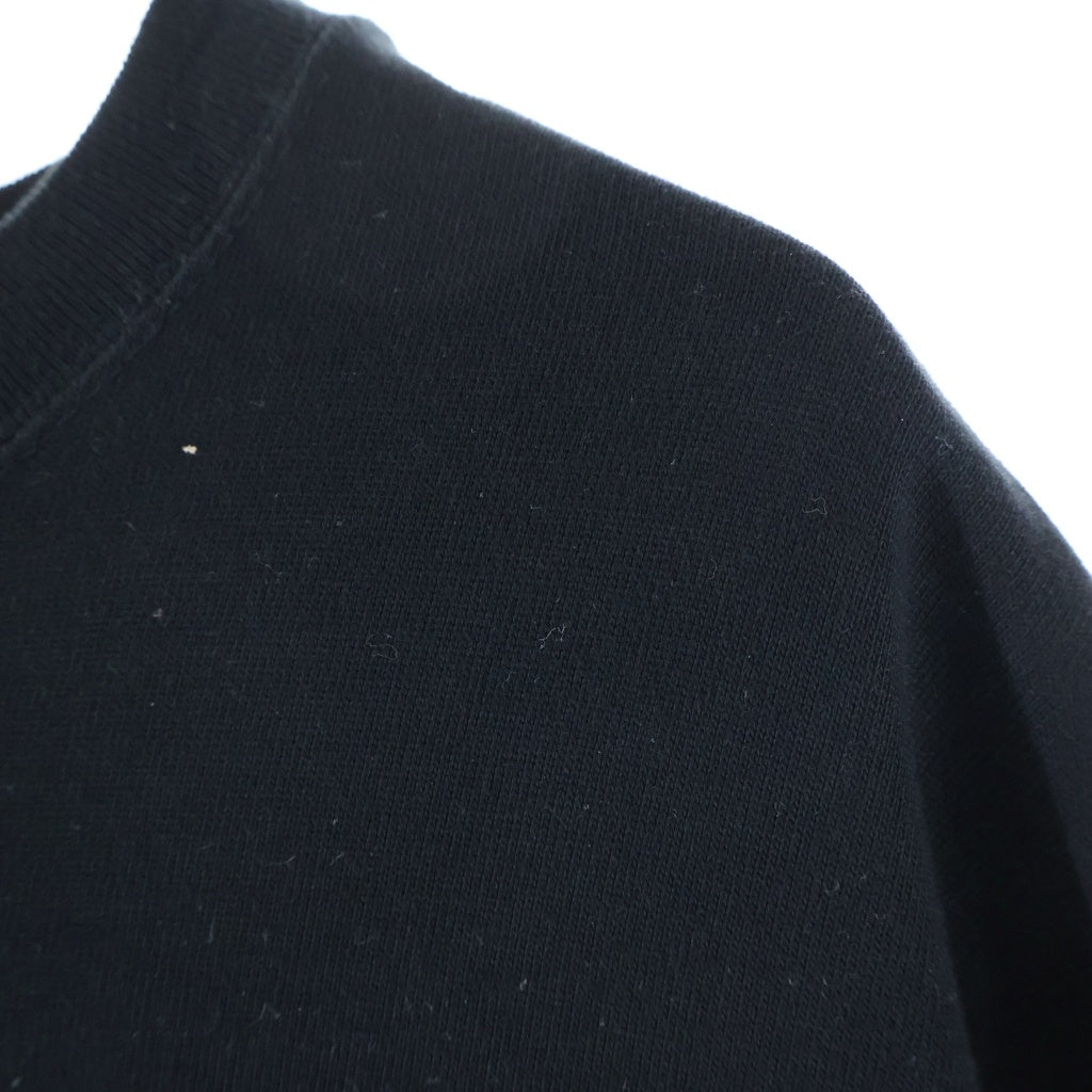 N.HOOLYWOOD(エヌハリウッド) 24AW COMPILE LINE Garment Dyed Over Size Tee オーバーサイズ 半袖Tシャツ コンパイルライン ブラック