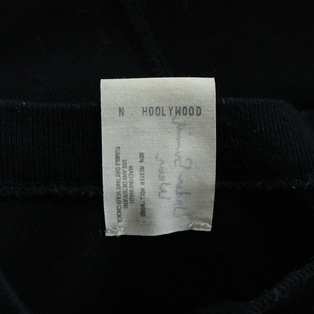 N.HOOLYWOOD(エヌハリウッド) 24AW COMPILE LINE Garment Dyed Over Size Tee オーバーサイズ 半袖Tシャツ コンパイルライン ブラック