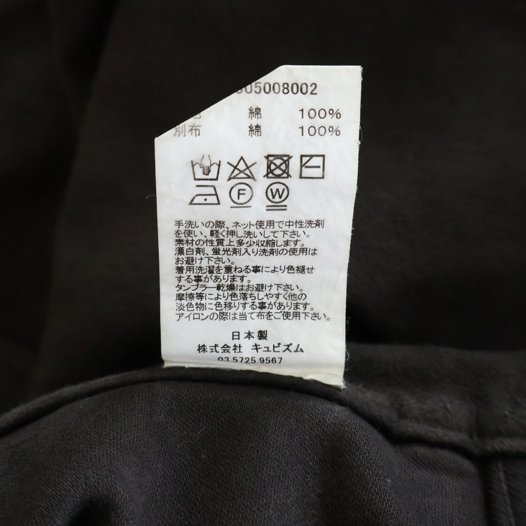 VISVIM(ヴィスヴィム) 19SS PASTORAL SHORTS ヘビーオンス コットン ショーツ ハーフパンツ チャコールグレー