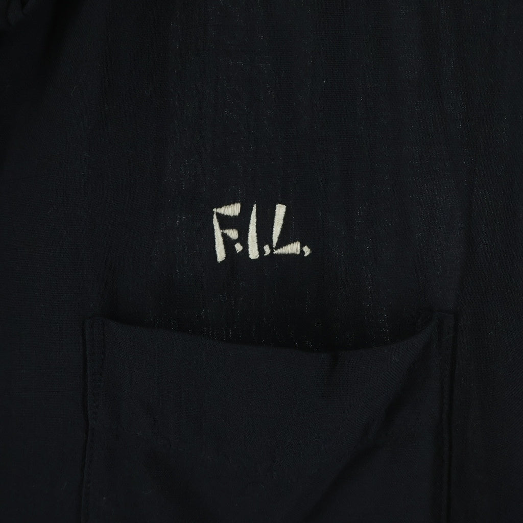 VISVIM(ヴィスヴィム) 20SS FREE EDGE SHIRT S/S 半袖 レーヨンシャツ ブラック