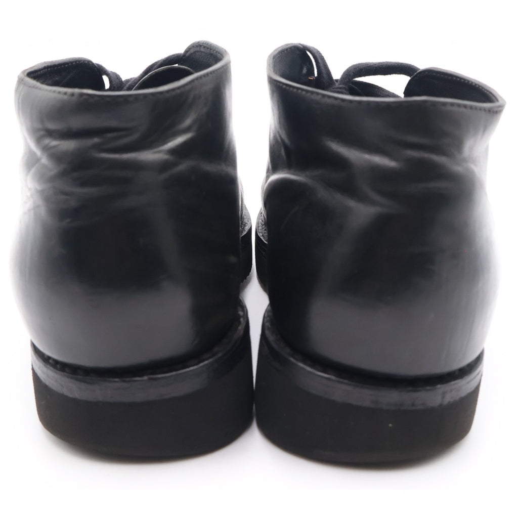 VISVIM(ヴィスヴィム) ISDT BOOTS-FOLK レザー チャッカブーツ シューズ ブラック US9