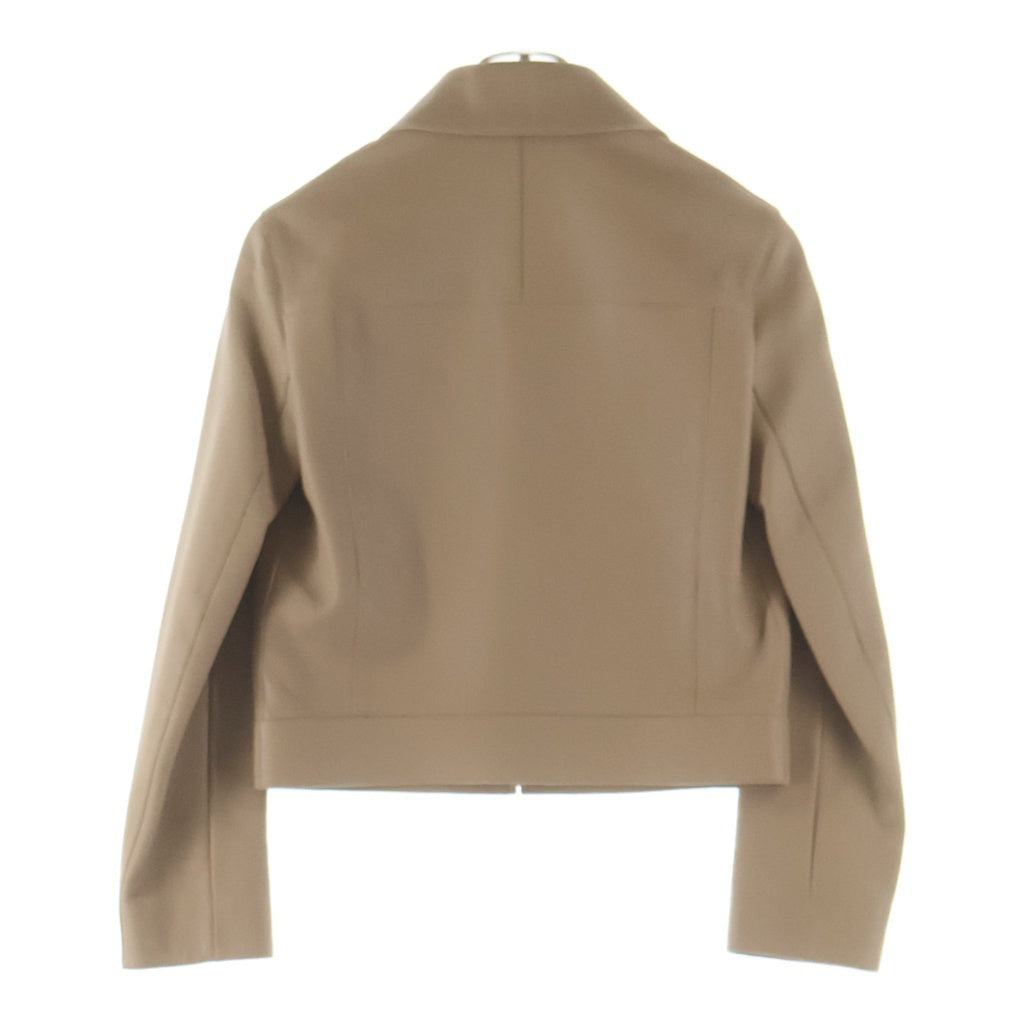 HERMES(エルメス) ゴートレザー シルクレーヨンライナー ジップアップ