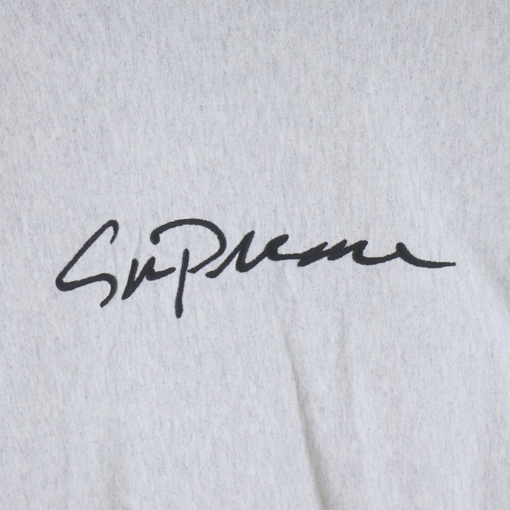 SUPREME(シュプリーム) 18AW Classic Script Hooded Sweatshirt スウェット プルオーバー パーカー グレー