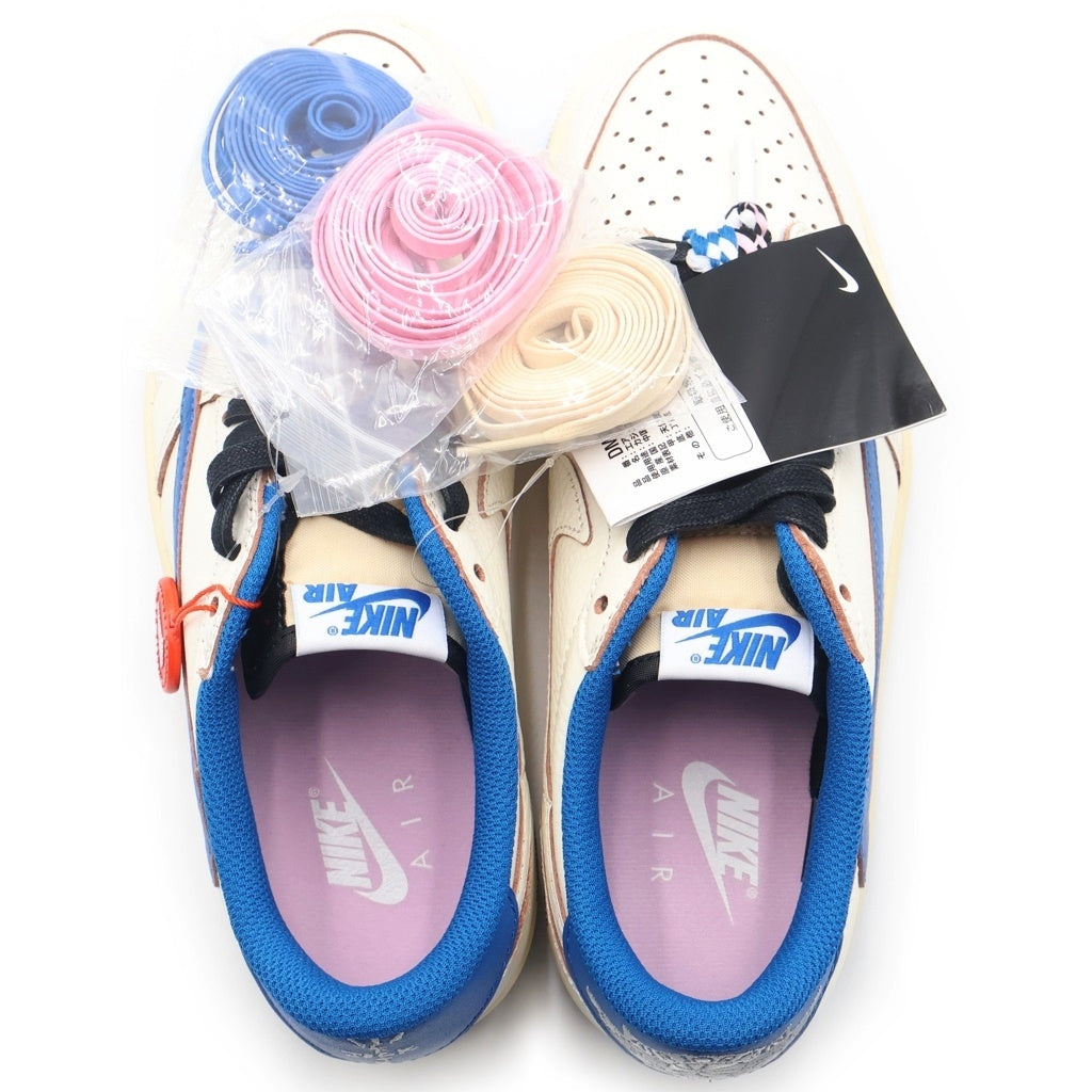 NIKE(ナイキ) ×TRAVIS SCOTT FRAGMENT DESIGN AIR JORDAN 1 LOW DM7866-104 トラヴィススコット フラグメント エアジョーダン 1 ローカットスニーカー US8.5/26.5cm