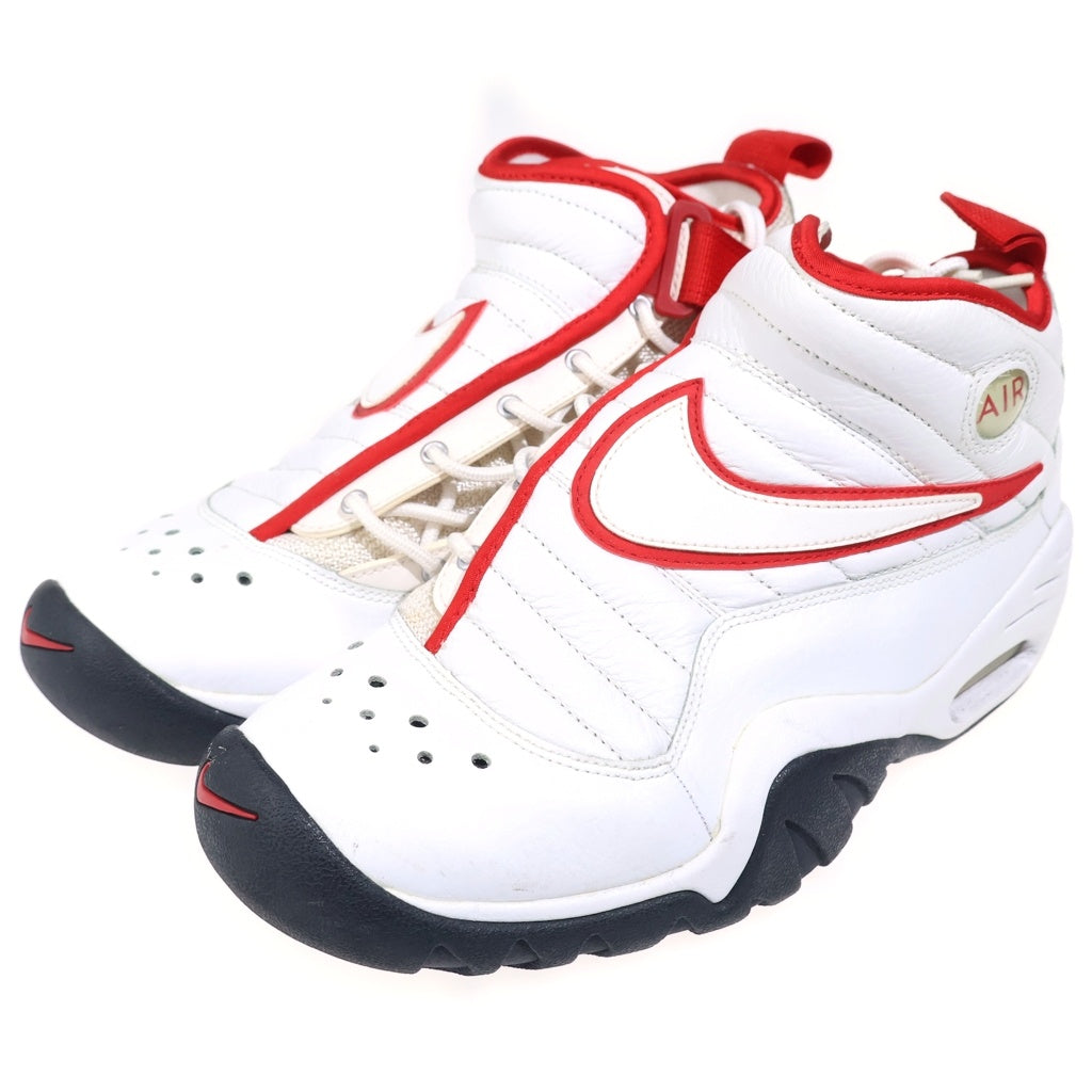 NIKE(ナイキ) AIR Shake Ndestrukt エアシェイク インデストラクト ハイカットスニーカー レッド/ホワイト US9/27cm 880869-100