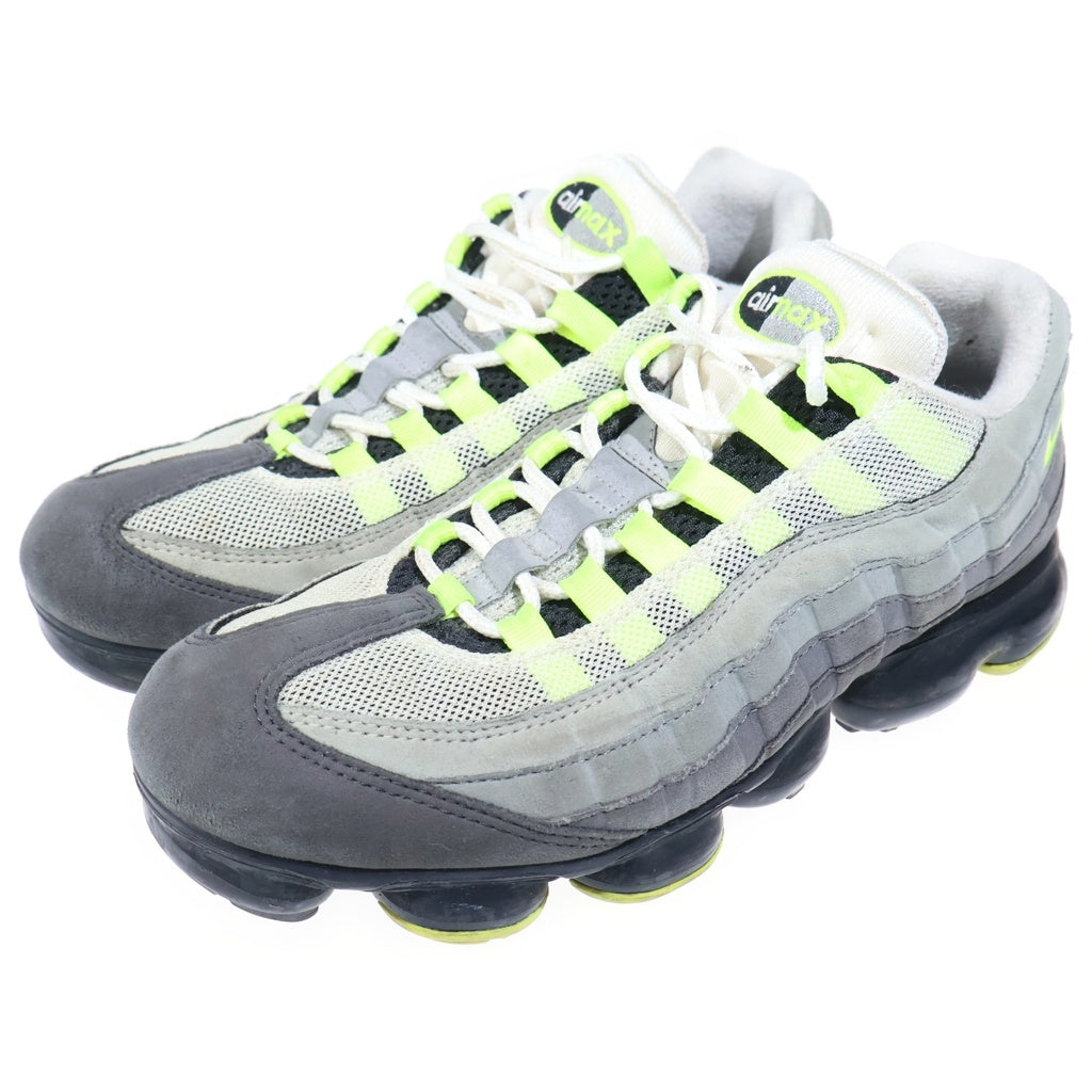 NIKE(ナイキ) AIR VAPORMAX 95 Neon AJ7292-001 エアヴェイパーマックス ネオン ローカットスニーカー グレー/イエロー US9/27.0cm