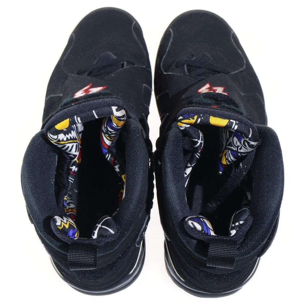 NIKE(ナイキ) AIR JORDAN 8 RETRO PLAY OFF 305381-061 エアジョーダン 8 レトロ プレイオフ ハイカットスニーカー ブラック US9/27cm