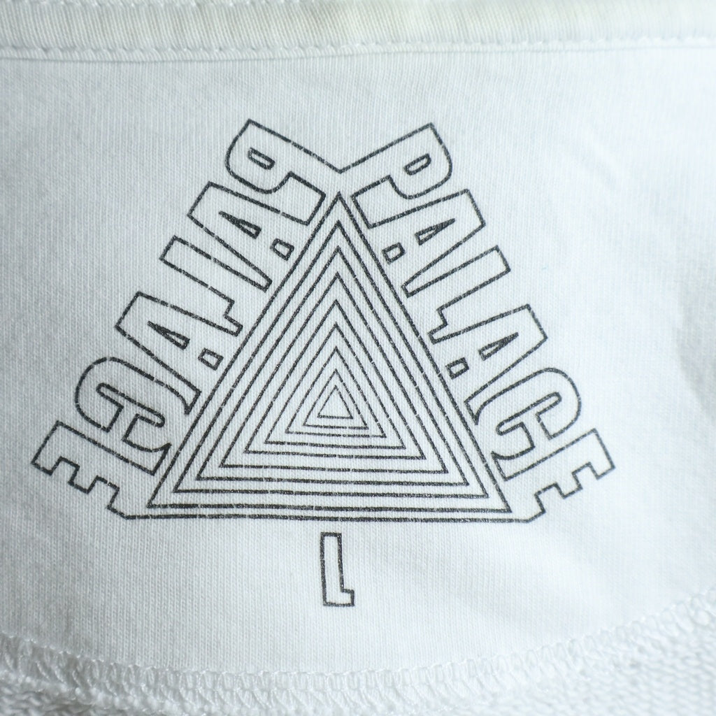 Palace Skateboards(パレススケートボーズ) BIG TRI-FERG ZIP HOOD コットン ジップアップスウェットパーカー ホワイト