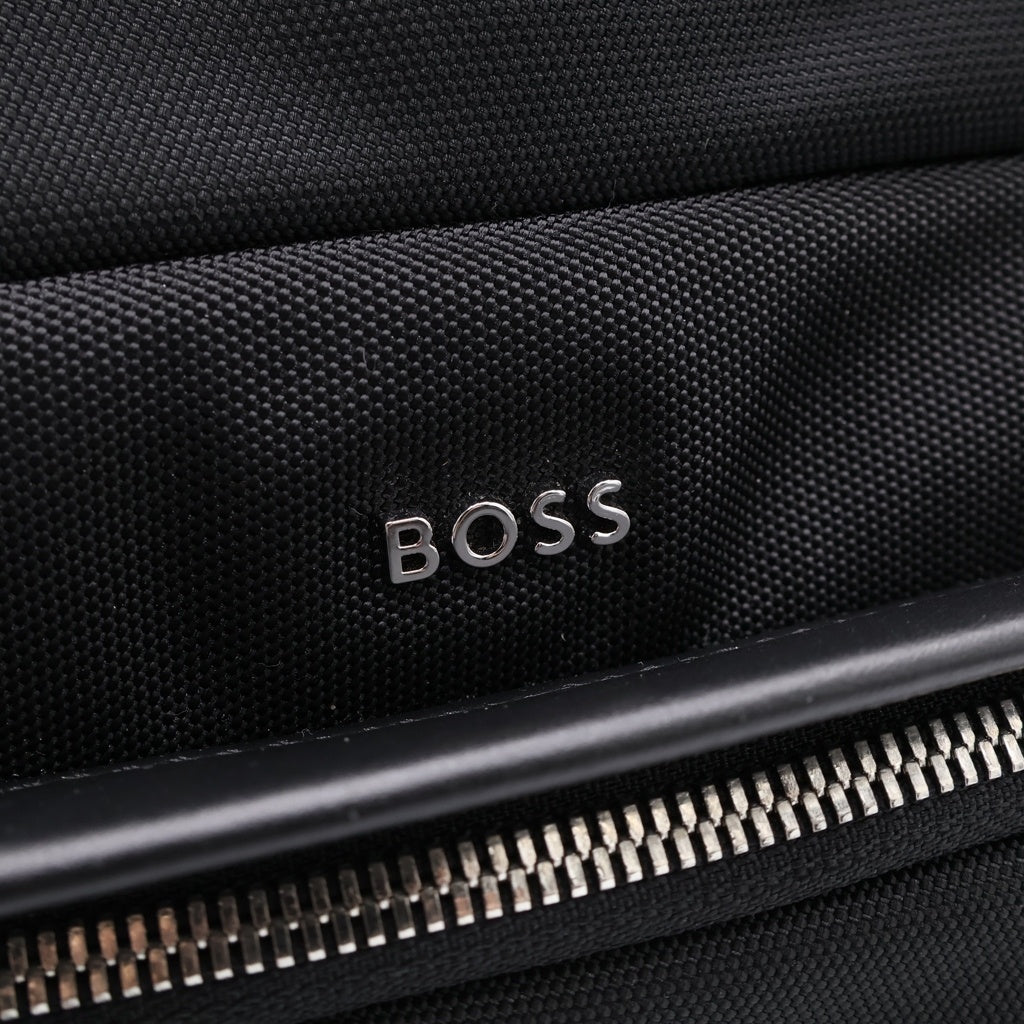 BOSS(ボス) ハイウェイ スクエア ナイロン ショルダーバッグ ブラック