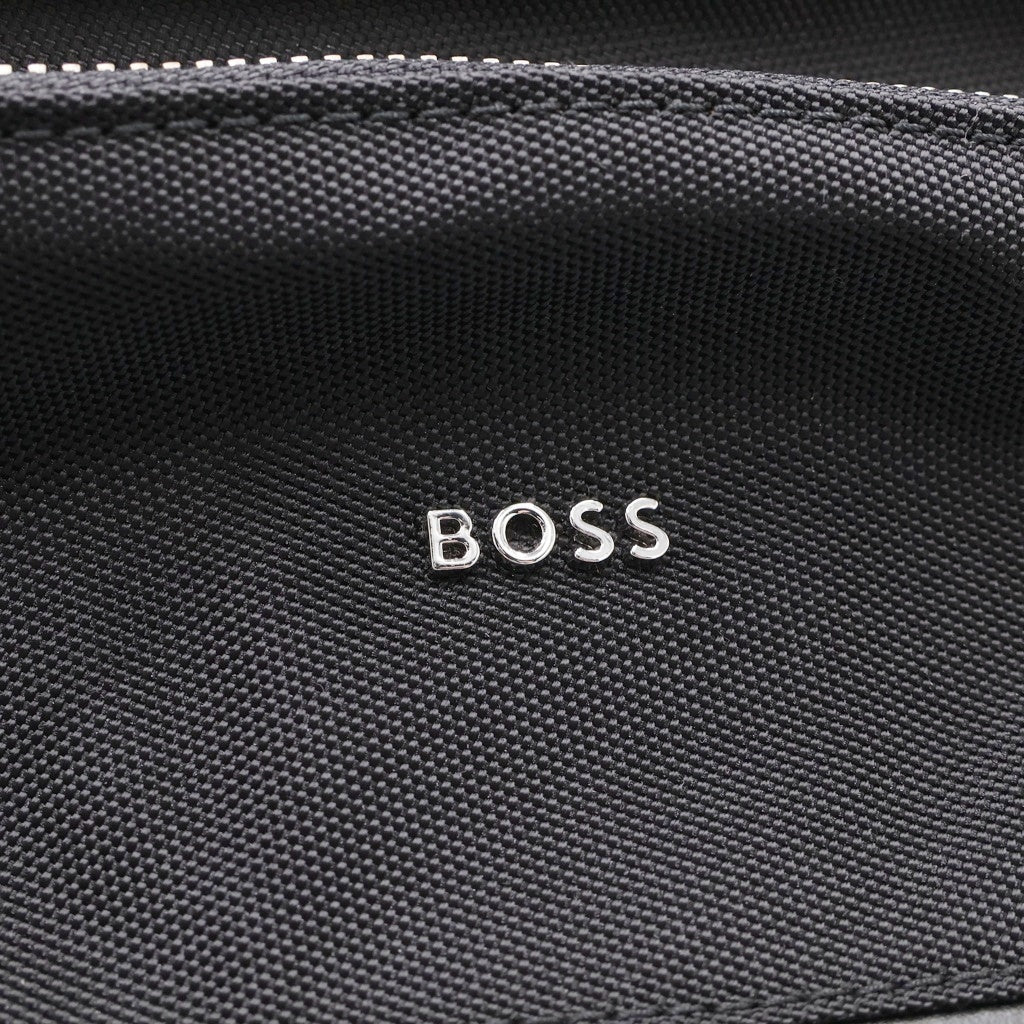 BOSS(ボス) ハイウェイ マルチポケット ナイロン リュックサック バッグパック ブラック