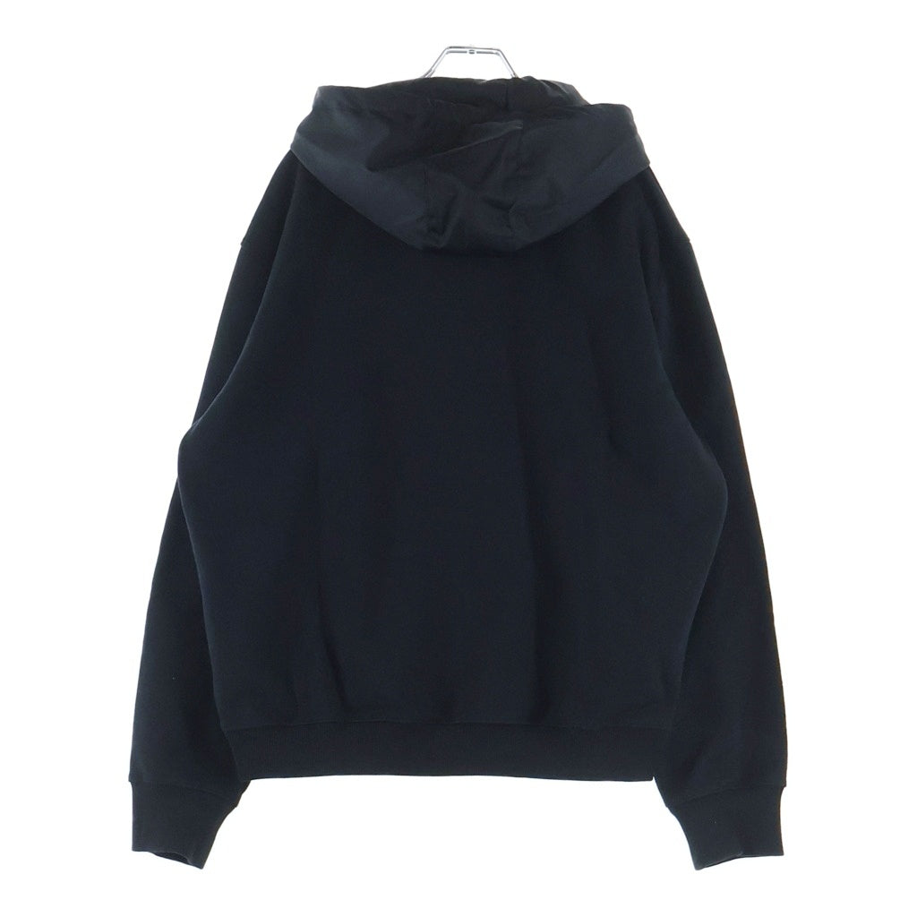 PRADA(プラダ) 21AW ロゴプリント ジップアップ スウェットパーカー ブラック UJL186