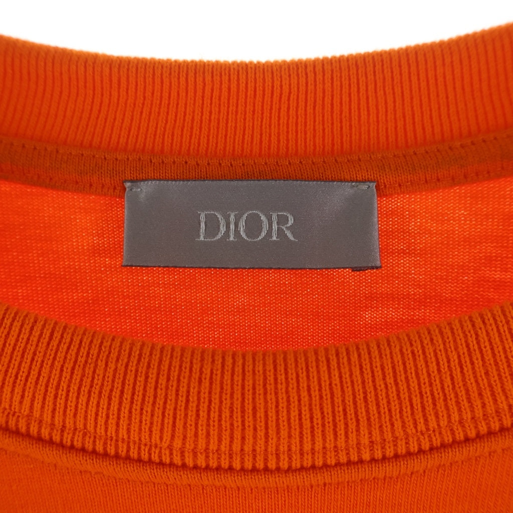 クリスチャンディオール　ゴルフウェア　ディーカン　オレンジ　S DIOR(ディオール) CDアイコン クルーネック 半袖Tシャツカットソー