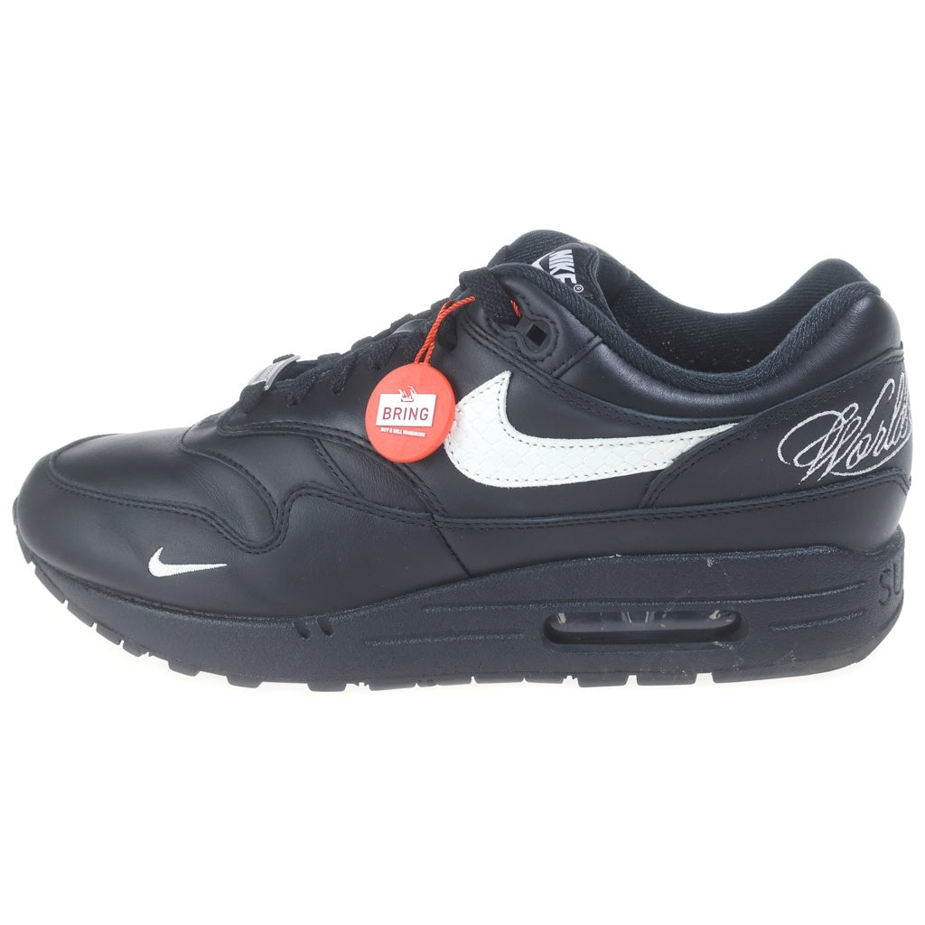 NIKE(ナイキ) ×SUPREME AIR MAX 1 87 SP HF8813-001 シュプリーム エアマックス 1 ローカットスニーカー ブラック US10/28cm