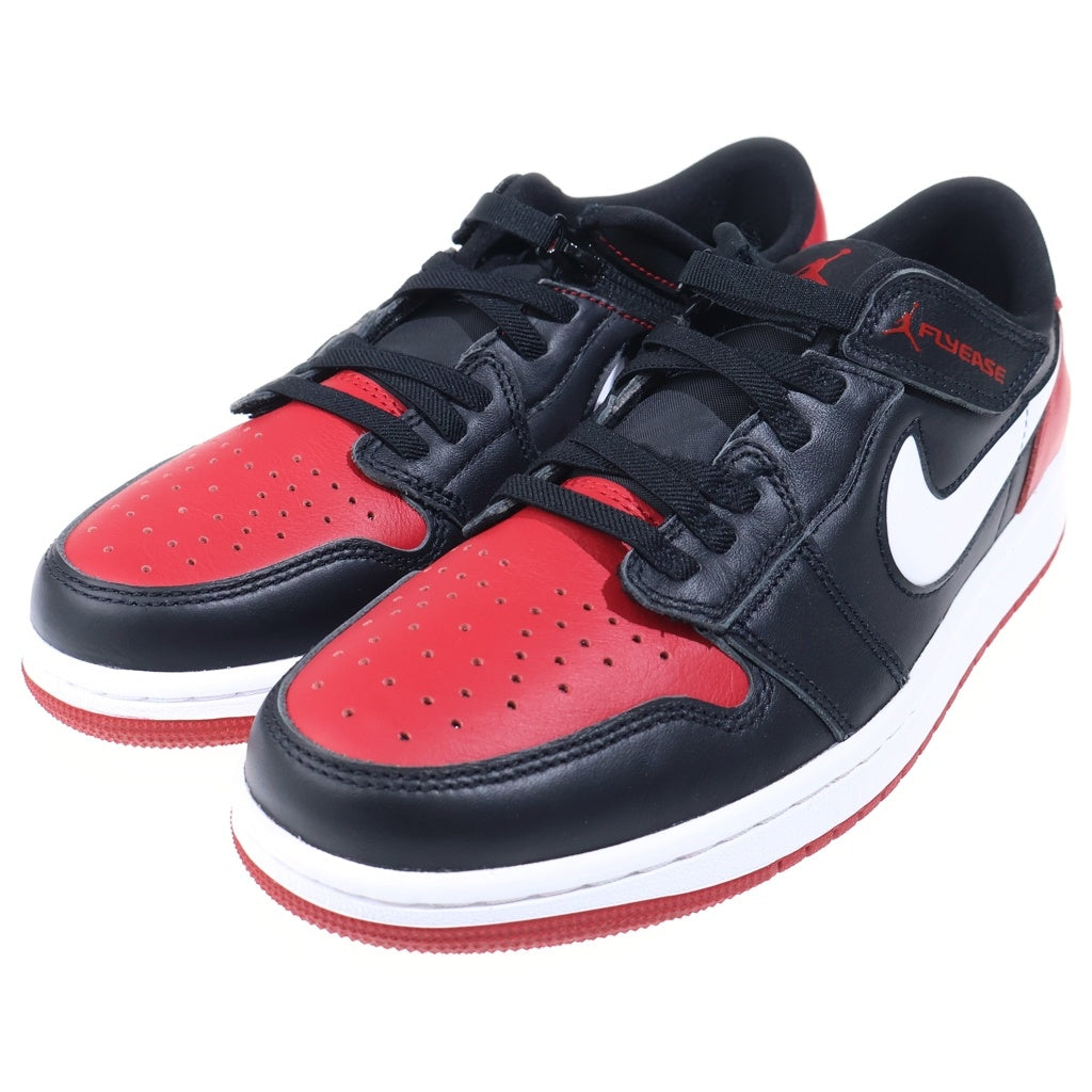 NIKE(ナイキ) AIR JORDAN 1 Low Flyease エアジョーダン ローカットスニーカー ブラック/レッド US9.5/27.5cm DM1206-066