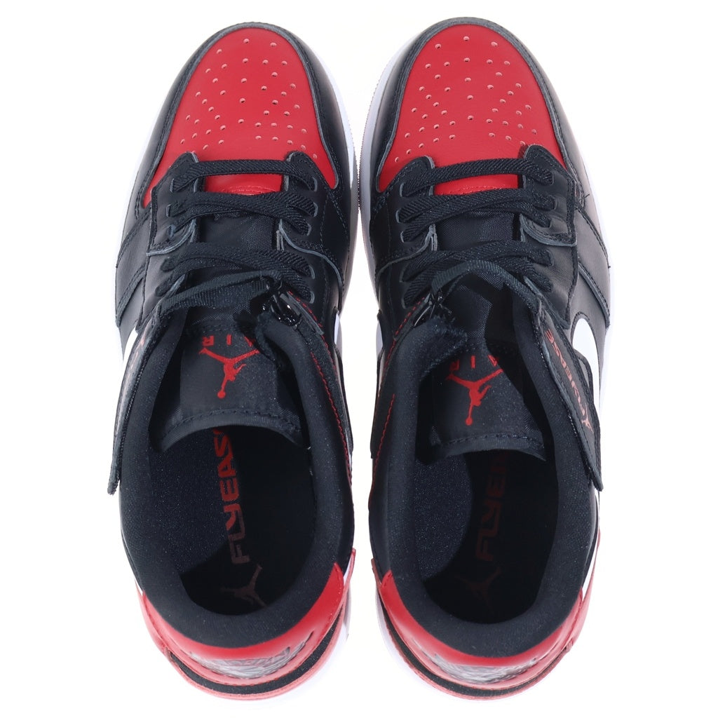 NIKE(ナイキ) AIR JORDAN 1 Low Flyease エアジョーダン ローカットスニーカー ブラック/レッド US9.5/27.5cm DM1206-066