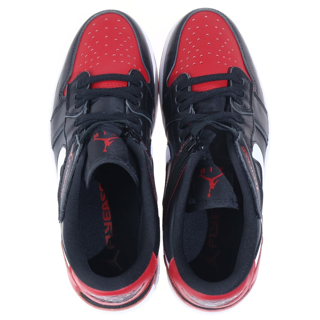 NIKE(ナイキ) AIR JORDAN 1 Low Flyease エアジョーダン1フライイース ローカットスニーカー ブラック/レッド US9.5/27.5cm DM1206-066