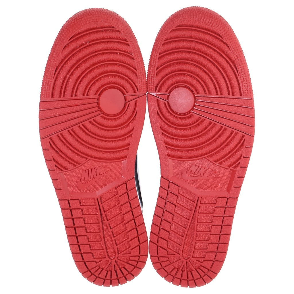 NIKE(ナイキ) AIR JORDAN 1 Low Flyease エアジョーダン1フライイース ローカットスニーカー ブラック/レッド US9.5/27.5cm DM1206-066