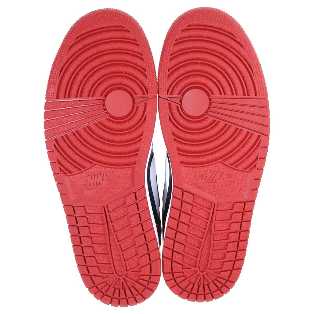 NIKE(ナイキ) AIR JORDAN 1 Low Flyease エアジョーダン ローカットスニーカー ブラック/レッド US9.5/27.5cm DM1206-066