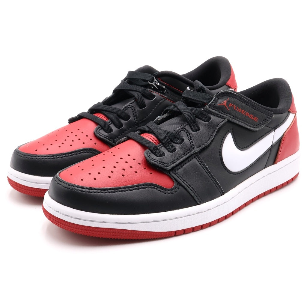 NIKE(ナイキ) AIR JORDAN 1 Low Flyease エアジョーダン ローカットスニーカー ブラック/レッド US9.5/27.5cm DM1206-066