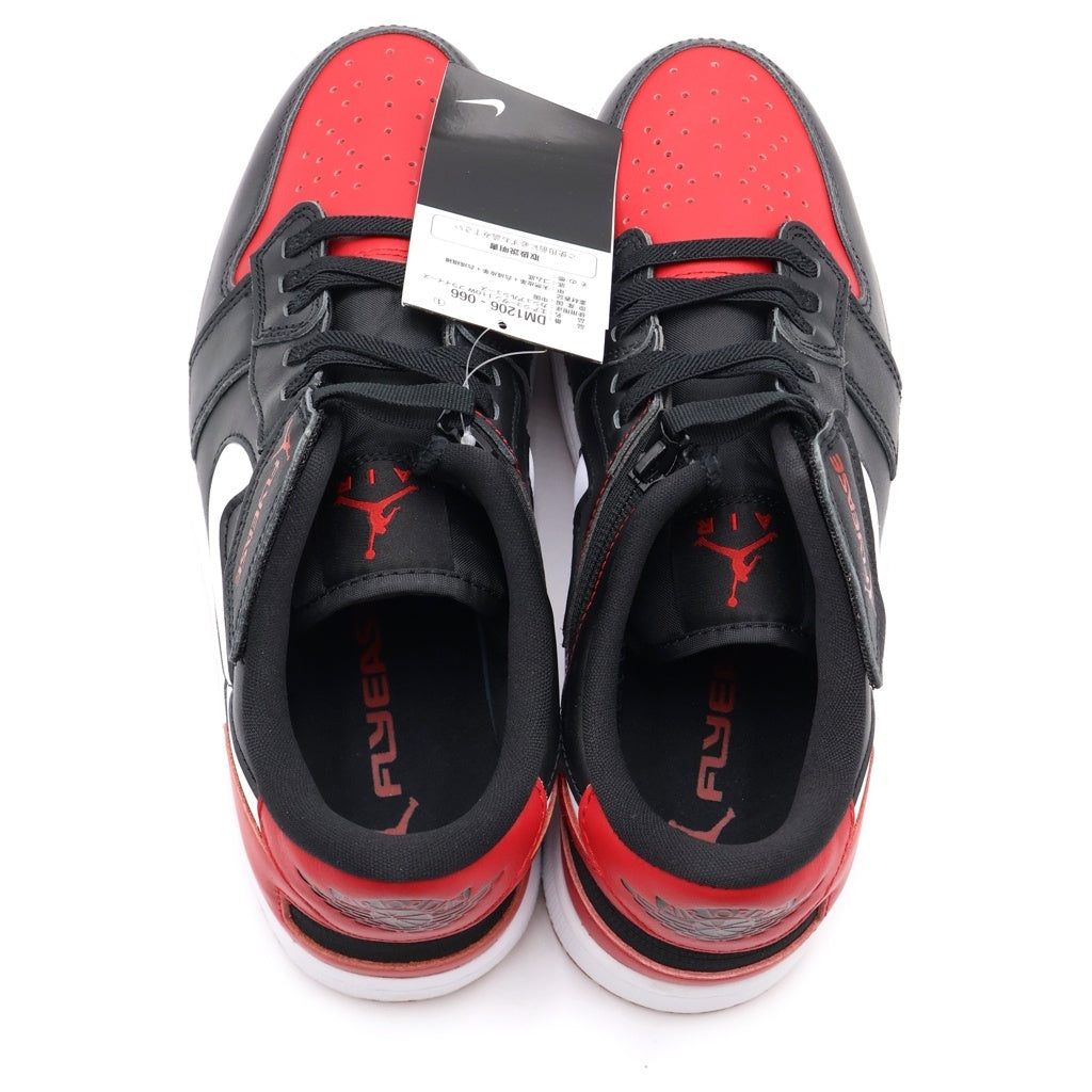 NIKE(ナイキ) AIR JORDAN 1 Low Flyease エアジョーダン ローカットスニーカー ブラック/レッド US9.5/27.5cm DM1206-066