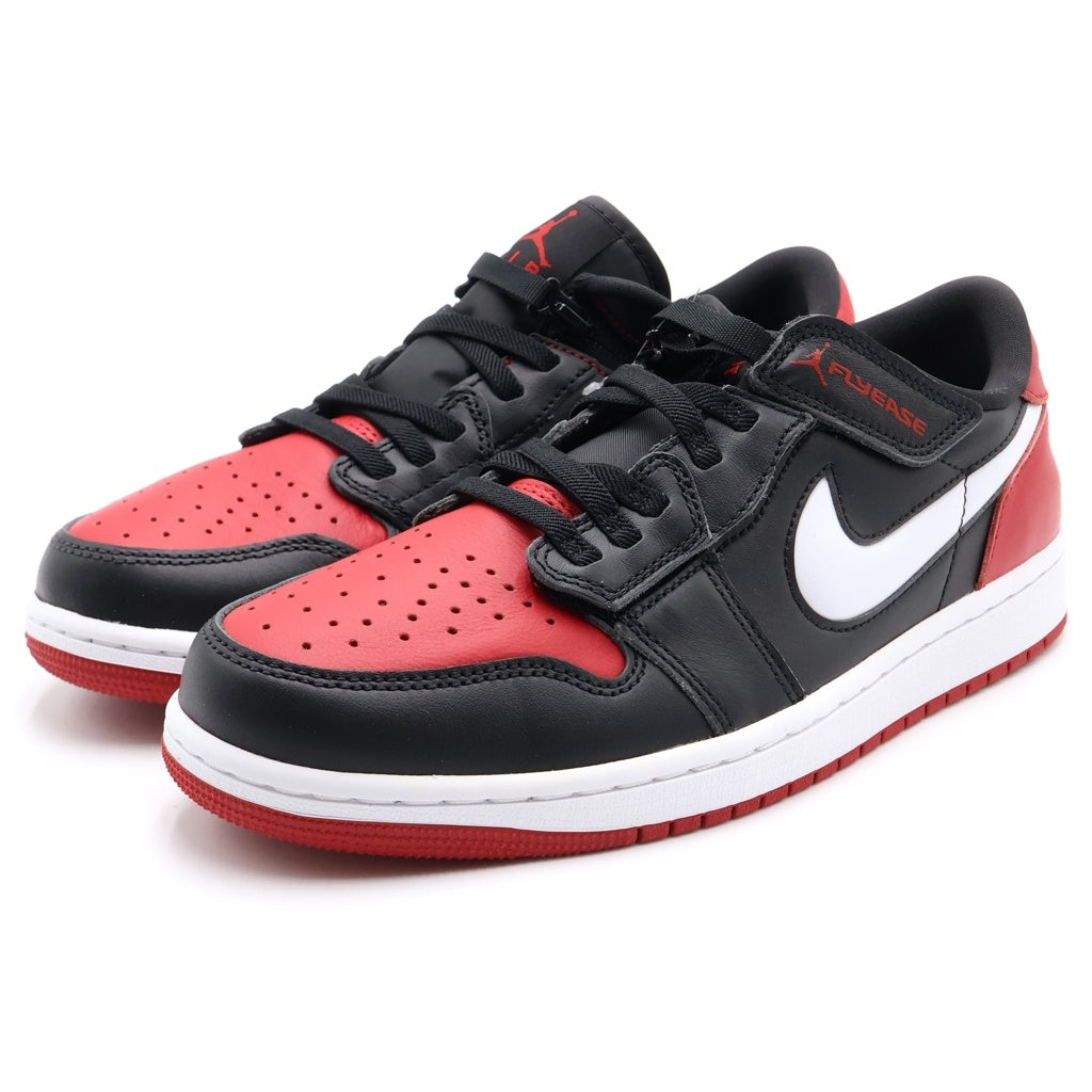 NIKE(ナイキ) AIR JORDAN 1 Low Flyease エアジョーダン ローカットスニーカー ブラック/レッド US9.5/27.5cm DM1206-066