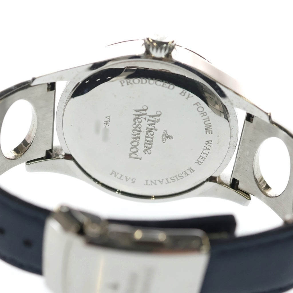 Vivienne Westwood(ヴィヴィアンウエストウッド) アーガイル ステンレス 腕時計 シルバー/ブルー VW-20B8