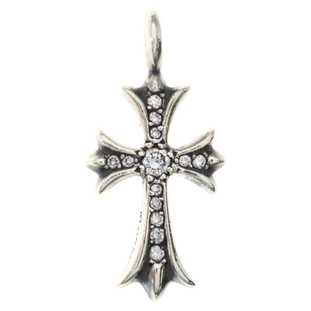 CHROME HEARTS(クロムハーツ) TNY CRSF P/DIA タイニーファットクロス PAVEダイヤ ペンダントトップ シルバー BCA323