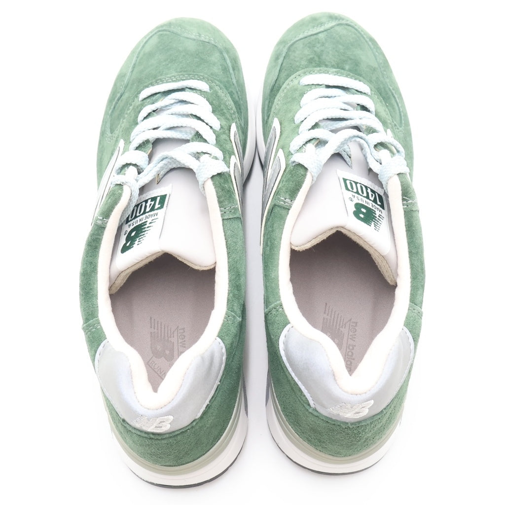 New Balance(ニューバランス) M1400MG スウェードレザー ローカットスニーカー グリーン US8.5/26.5cm