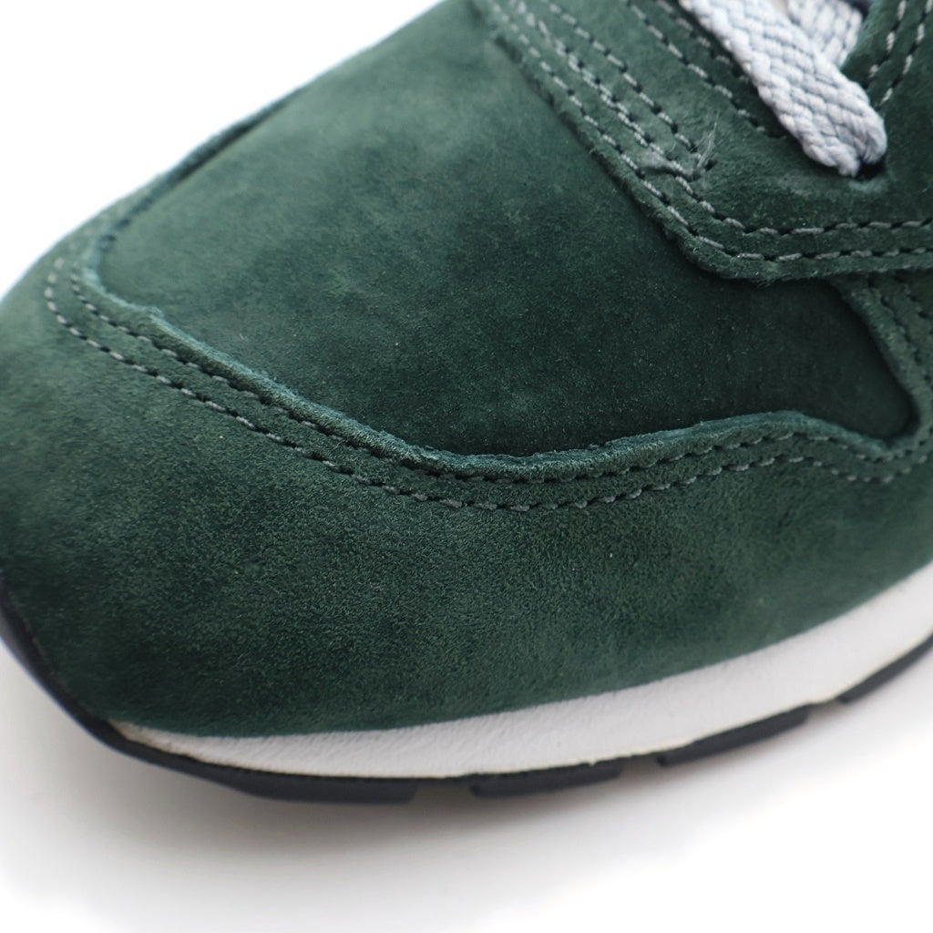 New Balance(ニューバランス) CM996WT2 スウェードレザー ローカットスニーカー グリーン US9/27cm