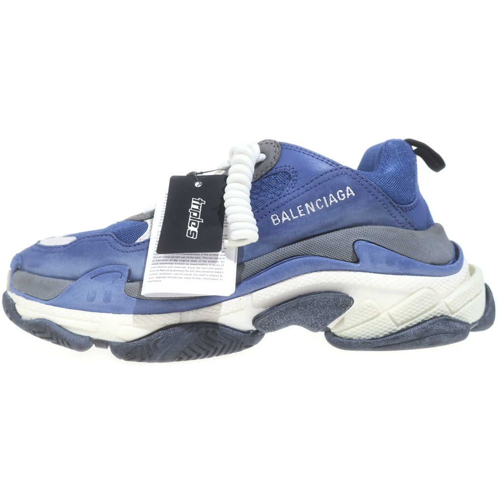BALENCIAGA(バレンシアガ) TRIPLE S SNEKER 533878 トリプル S ローカットスニーカー ネイビー
