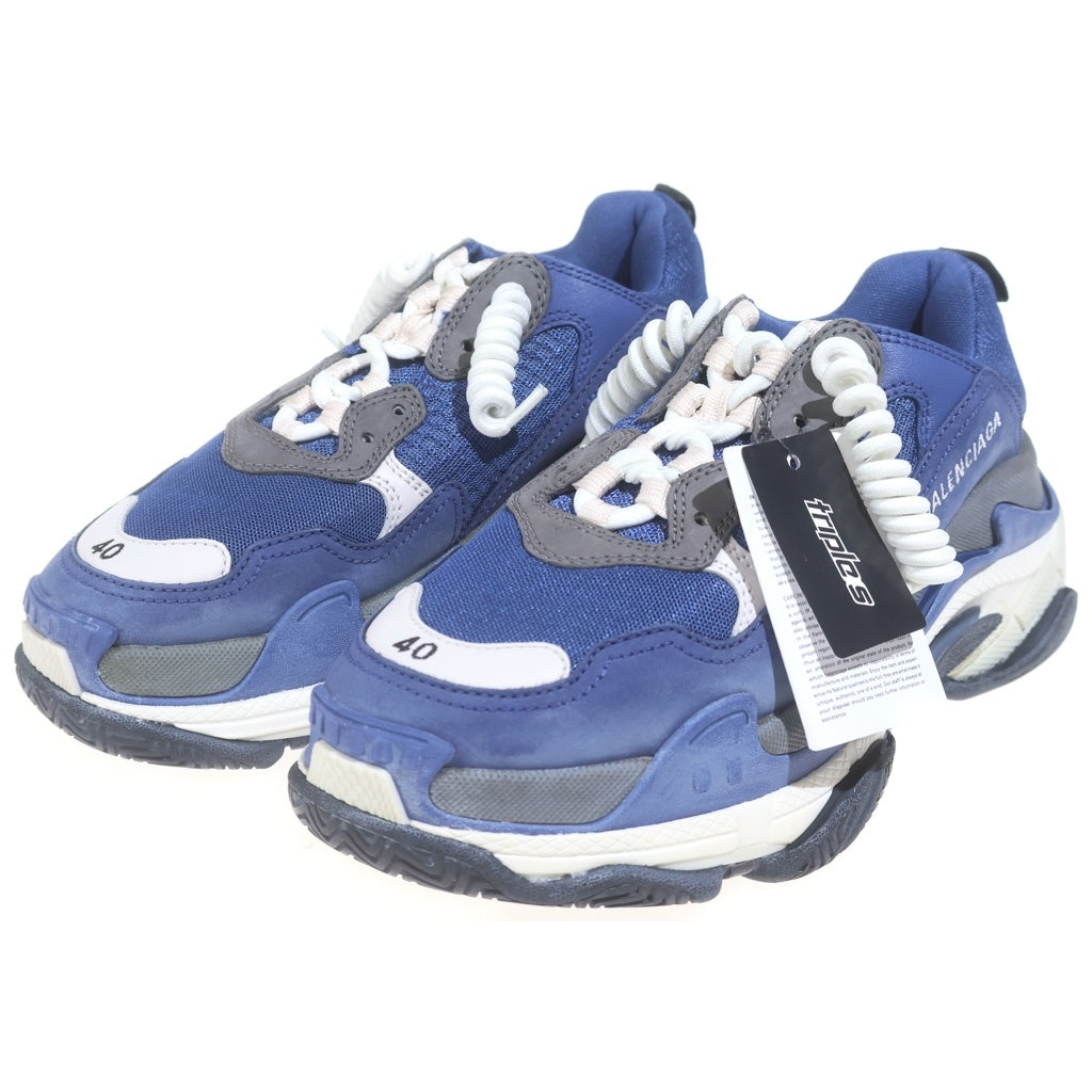 BALENCIAGA(バレンシアガ) TRIPLE S SNEKER 533878 トリプル S ローカットスニーカー ネイビー