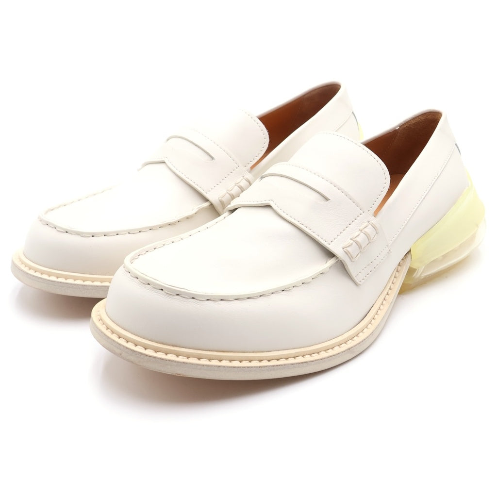 Maison Margiela(メゾンマルジェラ) 20SS Airbag Heel Loafer エアバッグ ヒール レザー コインローファー シューズ ホワイト S57WR0057