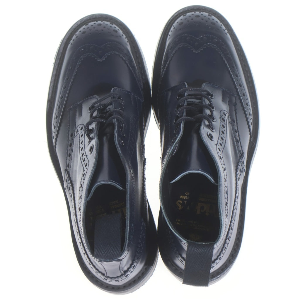 Tricker's(トリッカーズ) COUNTRY BOOTS M5833 フルブローグ カントリー ブーツ ビジネスシューズ ネイビー US7.5