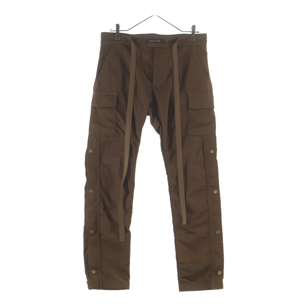 FEAR OF GOD(フィアオブゴッド) ナイロン ドローコード カーゴパンツ ブラウン