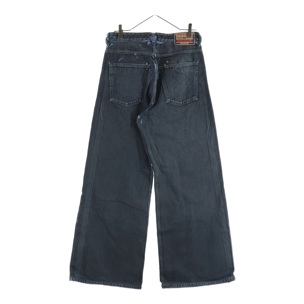 DIESEL(ディーゼル) 1996 D-SIRE-S1 ディザイア ワイド デニムパンツ ブラック/インディゴ A13145