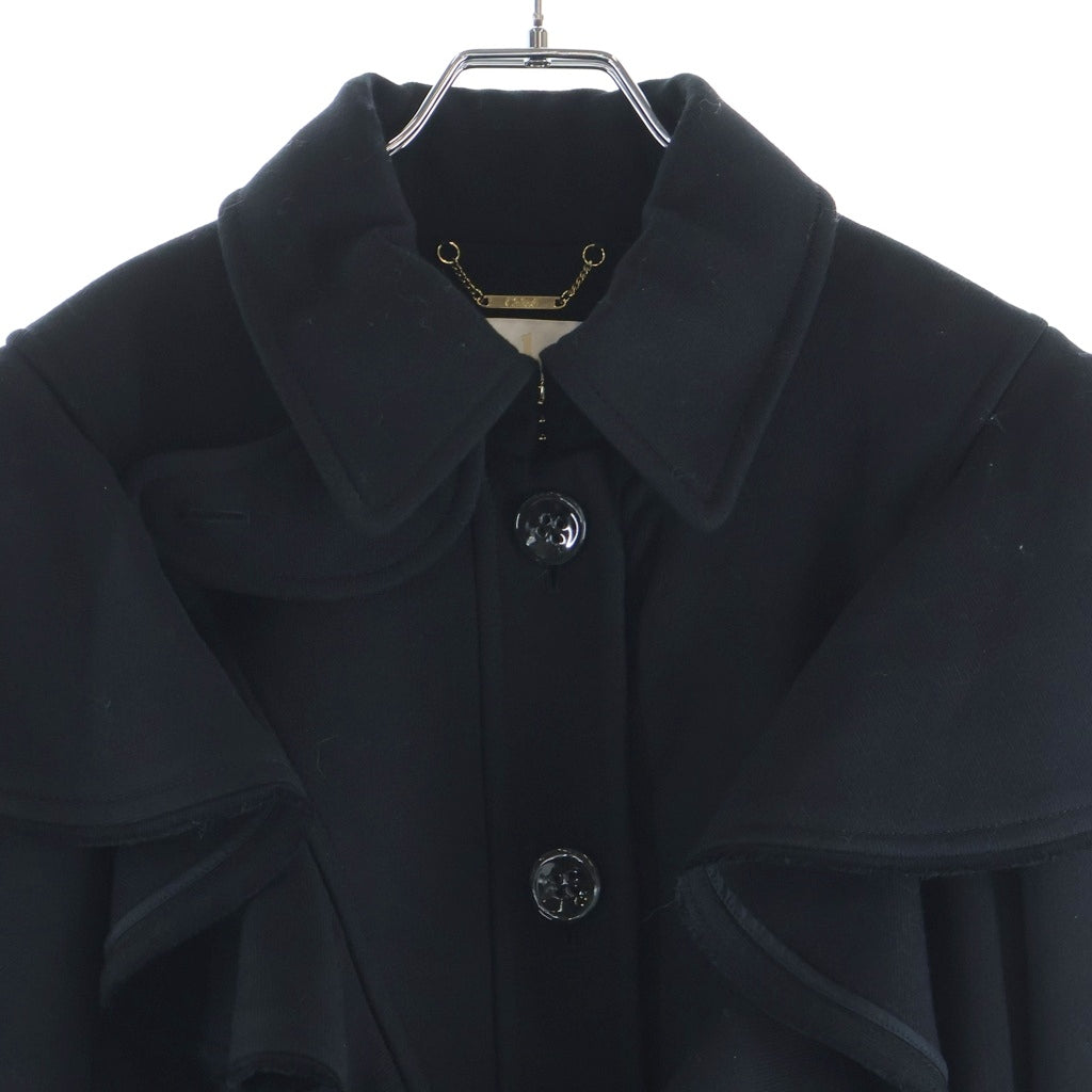 Chloe(クロエ) Cashmere Frill Coat カシミア ショルダーフリル ロング
