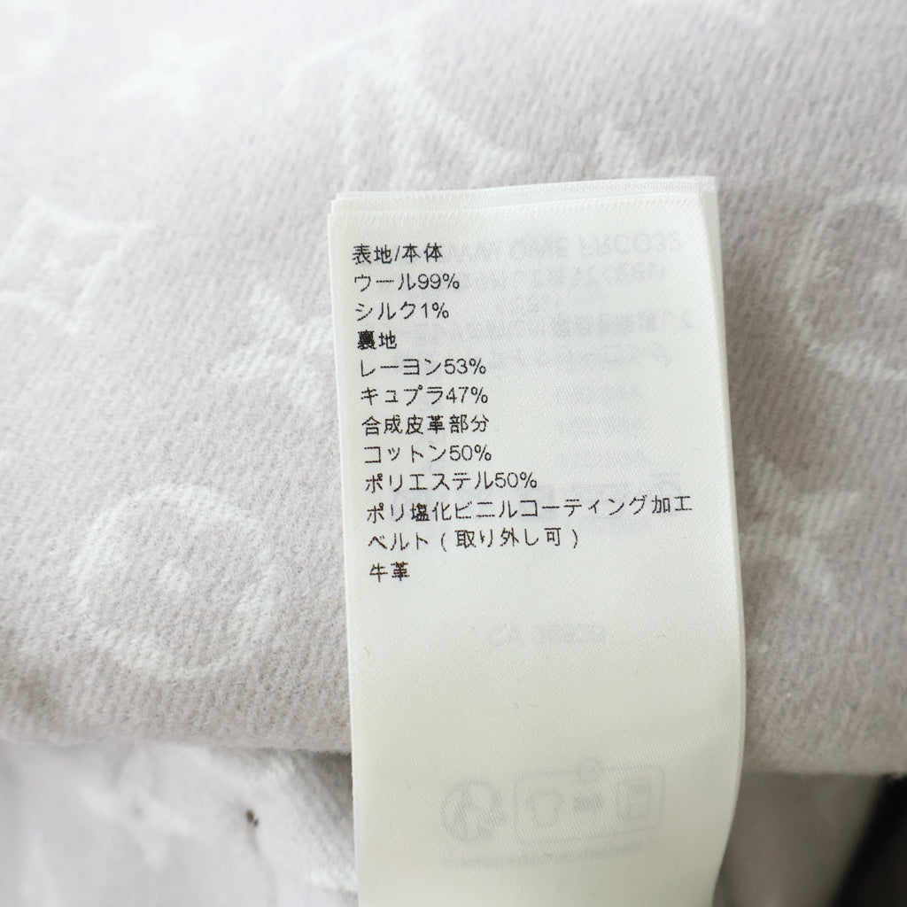 LOUIS VUITTON(ルイヴィトン) 24AW ダブルフェイス ケープ ラップコート レディース グレー RW242WW QWE FRCO32